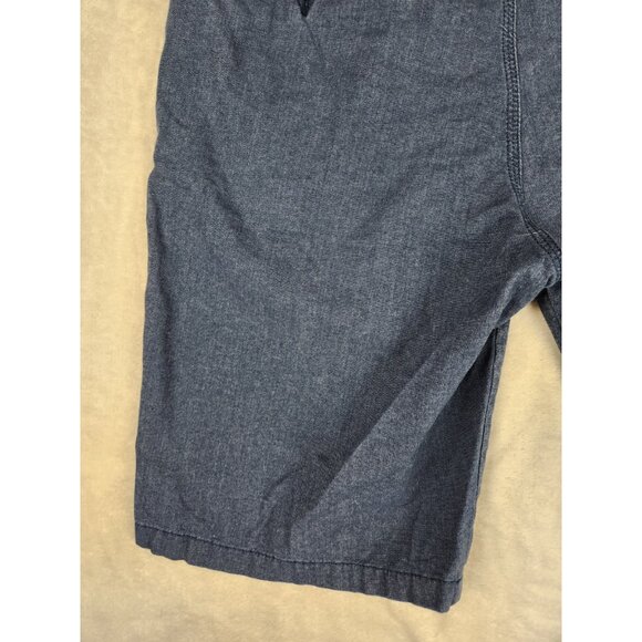 Vans Off the Wall Men's Shorts Navy Blue Size 30 Denim Skater Chino Logo - Picture 8 of 14